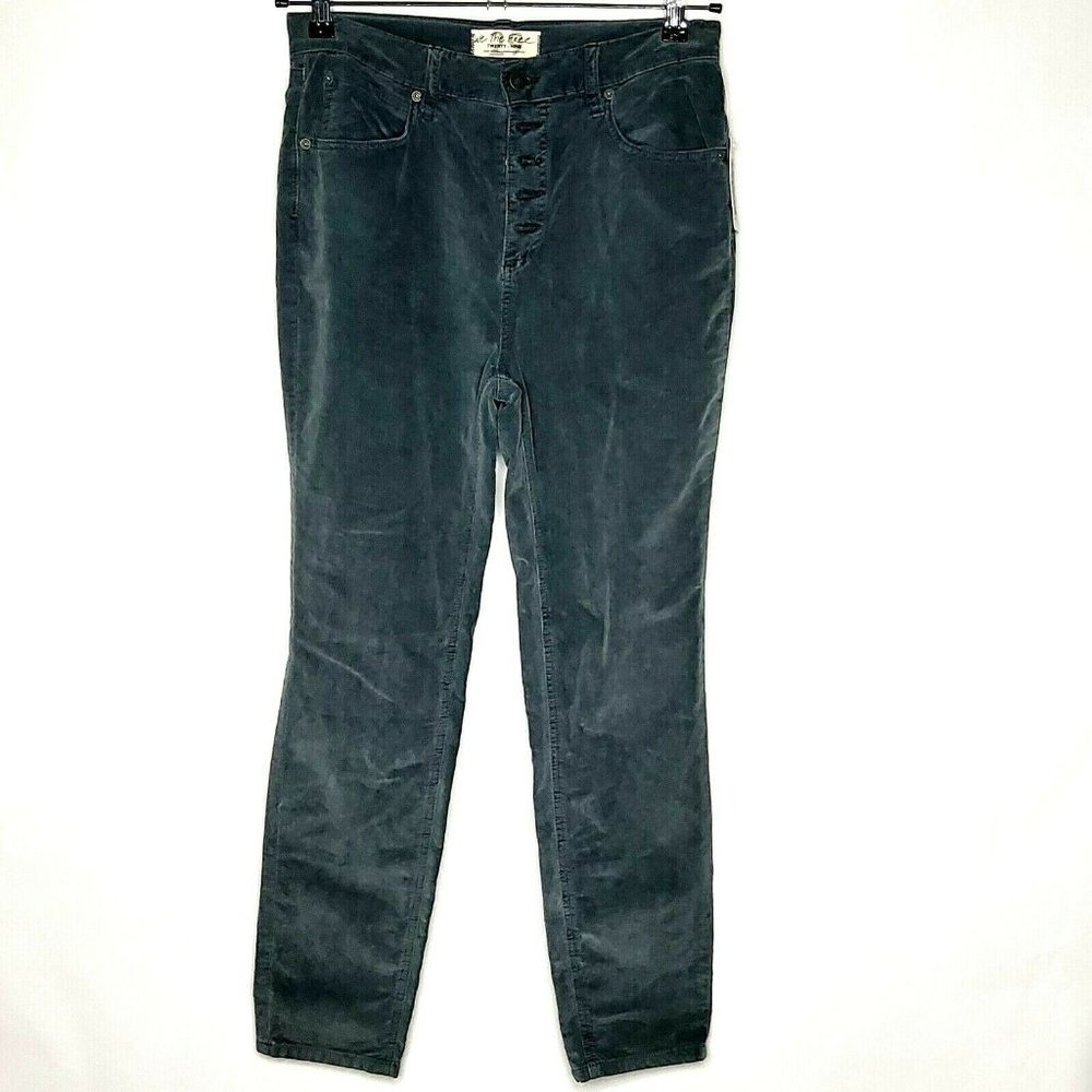 New Free People Sz 29 Morning Waves Corduroy Pants